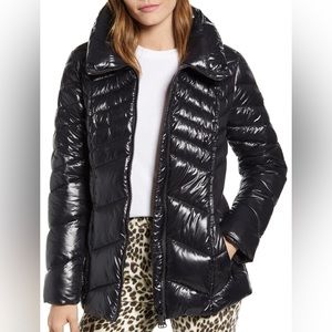 SAM EDELMAN BLACK PUFFER JACKET